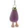 Jellycat Vivacious Aubergine Bag Charm 12cm