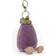 Jellycat Vivacious Aubergine Bag Charm 12cm