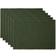 DII Basic Everyday Ribbed Place Mat Green (48.3x33cm)