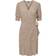 Pieces Tala Wrap Dress - Silver Mink