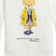 Polo Ralph Lauren Girl's Bear Fleece Hoodie - Deckwash White