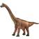 Green Rubber Toys Brachiosaurus Dinosaur 29cm