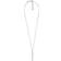 Fossil Halsband Harlow Silver JF04564040 Halsband med linjär struktur rostfritt stål