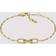 Fossil Armband Heritage Guld JF04525710 D-länk guldfärgad kedjearmband rostfritt stål