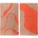 Mette Ditmer Nova Arte Guest Towel Beige, Orange (55x40cm)
