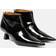 Ganni Black Soft Pointy Ankle Boots 099 Black IT