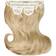 Lullabellz Super Thick 16" 5 Blow Dry Wavy Clip In Hair Extensions Golden Blonde