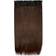 Lullabellz Thick 24" 1 Piece Straight Clip In Hair Extensions Chocolate Brown