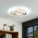 Lindby Rebeka White/Anthracite Loftplafond ∅ 50cm
