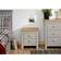 GFW Lancaster Grey Bedside Table 39.5x45cm