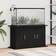 vidaXL black, 101 Aquarium Stand Fish Tank Cabinet Aquarium Cabinet Black Engineered Wood