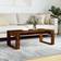 vidaXL Engineered Wood Smoked Oak Coffee Table 50x102cm