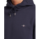 Gant Shield Label Stitching Hoodie - Navy Blue