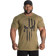 Gasp Skull Standard Tee Green