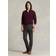 Polo Ralph Lauren Merino Knitted Half Zip Sweater Aged Wine Heather