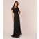 Adrianna Papell Scoop Back Sequin Maxi Dress, Black