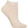 SockShop FALKE Dam Sensitive London bomull kort enfärgad par sneakerstrumpor, beige sand mel. 4650 39–42, Beige sand mel. 4650