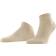 SockShop FALKE Dam Sensitive London bomull kort enfärgad par sneakerstrumpor, beige sand mel. 4650 39–42, Beige sand mel. 4650