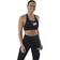 Nike Swoosh Logo Bra Pad Black/Grey, Female, Tøj, Sports-bh, Løb, Sort