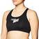 Nike Swoosh Logo Bra Pad Black/Grey, Female, Tøj, Sports-bh, Løb, Sort