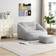 Home Deluxe Cozy Light Gray Sækkestol 2stk