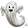 Amscan foil balloon Supershape Ghost junior 63 x 71 cm white