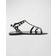 Valentino Garavani ROCKSTUD FLAT RUBBER SANDALS Wo BLACK