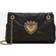 Dolce & Gabbana Kvinders Skuldertaske Magnetisk Knap Hjerte Sort