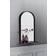 Nordal Glass Shelf Wall Mirror 46x77cm