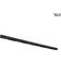 SLV Q-LINE CL LED 2m Loftarmatur Sort 3000K Loftplafond