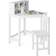 Costway Kids Wooden Corner Desk & Chair Set with Hutch & Storage