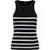 Only Kenya Tank Top Sort Hvid Stribet