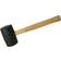 Silverline Black Mallet 16oz 454g Rubber Hammer