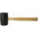 Silverline Black Mallet 16oz 454g Rubber Hammer