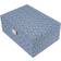 Bon Dep Square Jewellery Box - Blue