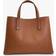 Dune London Dorrie Large Faux Leather Tote Bag - Brown