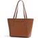 Lauren Ralph Lauren Crosshatch Clare 25 Tote Bag - Tan