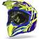 Airoh Aviator 3 TC21 Motocross Helmet - Blue/Yellow