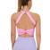 Halara Backless Cut Out Twisted Cropped Yoga Tank Top - Nosegay