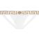 Versace iconic men's jockstrap, white/gold