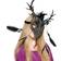 Attitude Studio Buck Deer Skull Halloween Costume Face Mask