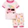 Elowel Girls Ice Cream Piece Pajama Set 100% Cotton