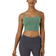 Halara Double Straps Backless Twisted Cropped Yoga Tank Top - Hedge Green