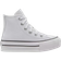 Converse Younger Kid's Chuck Taylor All Star Lift Platform Leather - White/Natural Ivory/Black