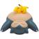 Teknofun Pokémon Sleeping Snorlax & Pikachu Lucina notturna