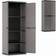 Keter Kis Jolly Dark Grey/Black Opbevaringsskab 68x166cm