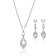 Diamonfire Silver Zirconia Pave Marquise Drop Earrings