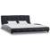vidaXL Bed with Memory Foam Mattress 69.5cm Bettrahmen
