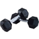 Homcom Rubber Hexagonal Dumbbells 2x10kg