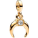 Pandora ME Half Moon Mini Dangle Charm - Gold/Transparent